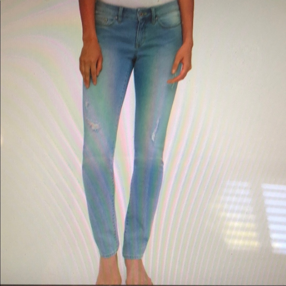 NWOT Yummy strait blue jeans, 39